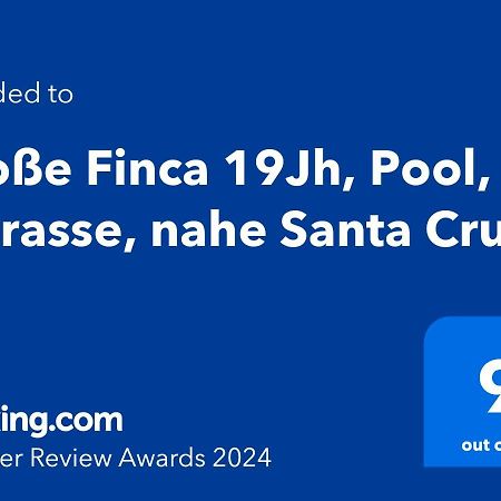 Grosse Finca 19Jh, Pool, Terrasse, Nahe Santa Cruz سانتا كروث ذي لا بال المظهر الخارجي الصورة