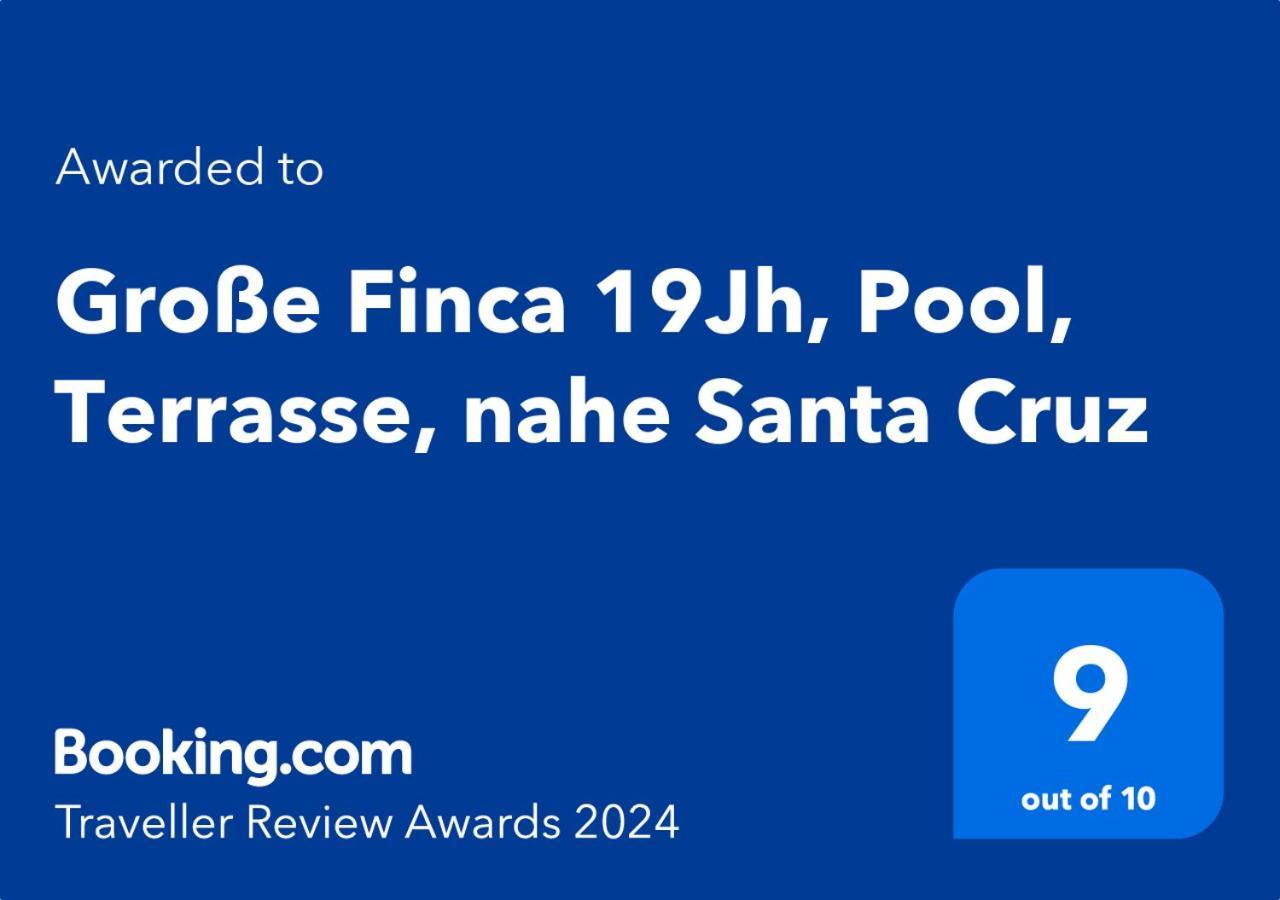 Grosse Finca 19Jh, Pool, Terrasse, Nahe Santa Cruz سانتا كروث ذي لا بال المظهر الخارجي الصورة